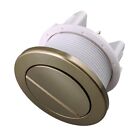 Brass Gold Air Type Pneumatic Toilet Push Button in Brushed Brass Finish