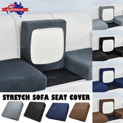 Sofa Cushion Cover 1 2 3 4 Seater Stretch Lounge Slipcover Protector Couch Cover - image 1 of 4