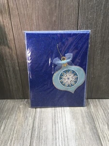 Burgoyne Christmas Holiday Greeting Cards Handmade 3D Christmas Ornament NEW - Picture 1 of 12