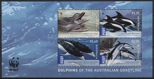 Australia 2009 WWF conservazione delfini blocco Tümmler 85 nuovo di zecca (C24350) - Foto 1 di 1