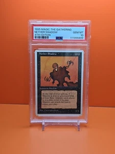 ⚫️⚫️⚫️ 1995 Magic The Gathering Nether Shadow 4th Edition PSA 10 💎MINT POP 1 ⚫️ - Bild 1 von 2