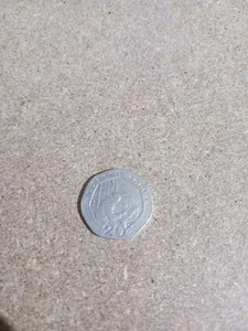2002 Isle of Man 20p Rushden Abbey 20 pence coin circ condition  - Picture 1 of 2