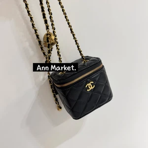 Chanel Beauty Novelty Mini Golden Ball Vanity Bag with Gift Bag - Black - Picture 1 of 23