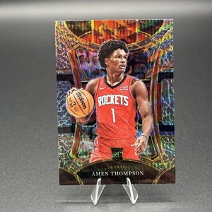 2023-24 Panini Select - Mezzanine Level Amen Thompson #322 Elephant Prizm (RC) - Picture 1 of 6