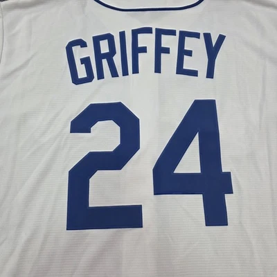 Ken Griffey Jr. Seattle Mariners Nike Throwback Cooperstown Limited Jersey MLB - Image 1 of 4