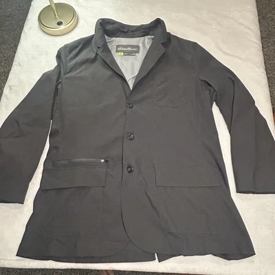 Мужской дорожный блейзер Eddie Bauer Ultimate Voyager на 3 пуговицах Travex серый 46T - Изображение 1 из 4