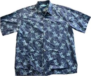 Tori Richard Hawaiian Shirt Honolulu Cotton Lawn Mens sz L Made USA Tropical - Picture 1 of 6