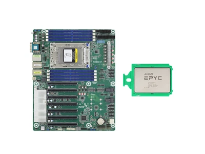 ASRock ROMED8-2T Motherboard With AMD EPYC 7282 16 Cores 32 Threads 2.8GHz CPU - Image 1 of 4