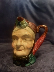 4" Creamer Cooper Clayton Toby Jug Granny Sterling, England MINT CONDITION - Picture 1 of 6