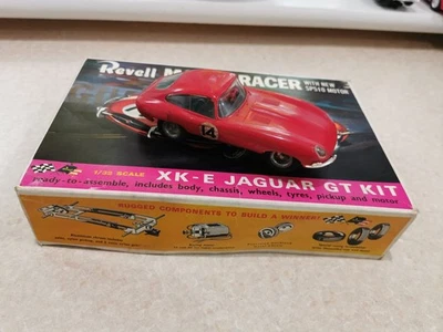 Coche Ranura Revell E Tipo Jaguar 1/32 Motor En Caja Funciona Para Restauración o Piezas - Imagen 1 de 4