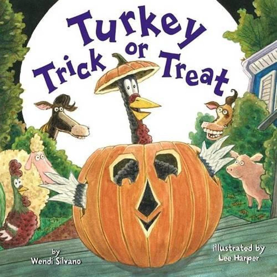 Turkey Trick or Treat by Wendi Silvano (English) Hardcover Book - Image 1 of 1