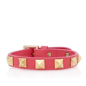 Pulsera Rockstud de piel de becerro Valentino - Imagen 1 de 4