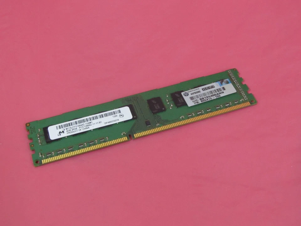 655410-150 HYNIX 4GB PC3-12800U NON-ECC UNBUFFERED MEMORY - Image 1 of 1