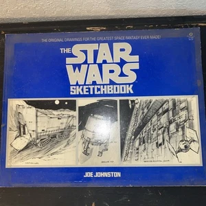 The STAR WARS SKETCHBOOK First Edition First Printing Sept. 1977 Joe Johnston - Picture 1 of 3
