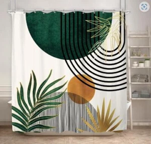KOMILLEX Modern Shower Curtain - 72 Inch with Boho Design - Picture 1 of 5