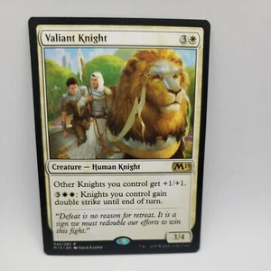 Valiant Knight x1 - Core Set 19 - MTG - Near Mint Pack Fresh  - Imagen 1 de 4