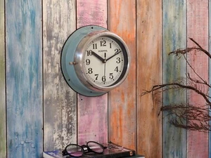 Reloj de pared esclavo marítimo vintage náutico Kappa Ship Industiral Retro C... - Imagen 1 de 6