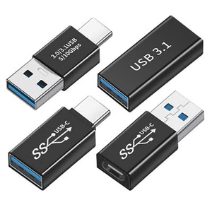 2x USB to Type C Adapter Highspeed Cable Data Transfer 3.1 Converters with 5Gbps - Picture 1 of 16