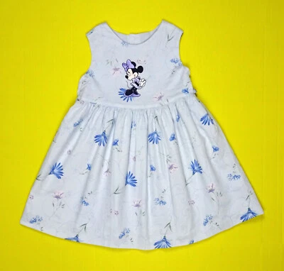Vestido sin mangas vintage de Minnie Mouse para niñas 4 5 bordado de colección The Disney Store Foto 1 de 4