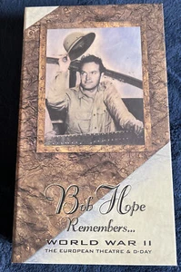Bob Hope Remembers - World War II -The European Theatre  D-Day VHS 1994 Complete - Picture 1 of 6