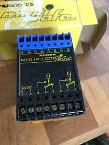 TURCK MS1-22EX0-R/220-240VAC Switching Amplifier MS122ExOR - Picture 1 of 2