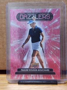 2024 Upper Deck Golf Pauline Roussin-Bouchard Pink Dazzlers SP 1:42 Hobby - Picture 1 of 2