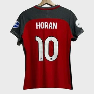 Nike Lindsey Horan Portland Thorns 2018 Red Home Soccer Jersey Women’s Large L - Picture 1 of 5