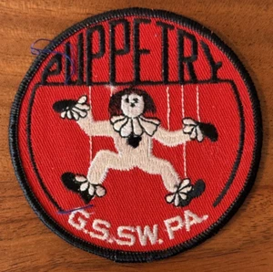GSA Patch Girl Scout Badge Puppetry GSSWPA Puppet - Picture 1 of 2