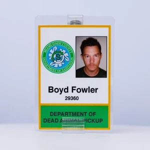 Dexter Boyd Fowler Pantalla Original Usado TV Prop Showtime - Imagen 1 de 4