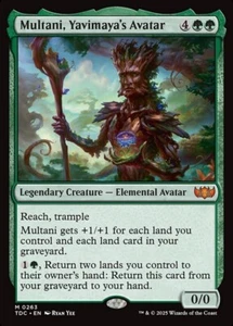 Multani, Yavimaya's Avatar (Near Mint NM) MTG Magic Tarkir: Dragonstorm (TDC) - Picture 1 of 1