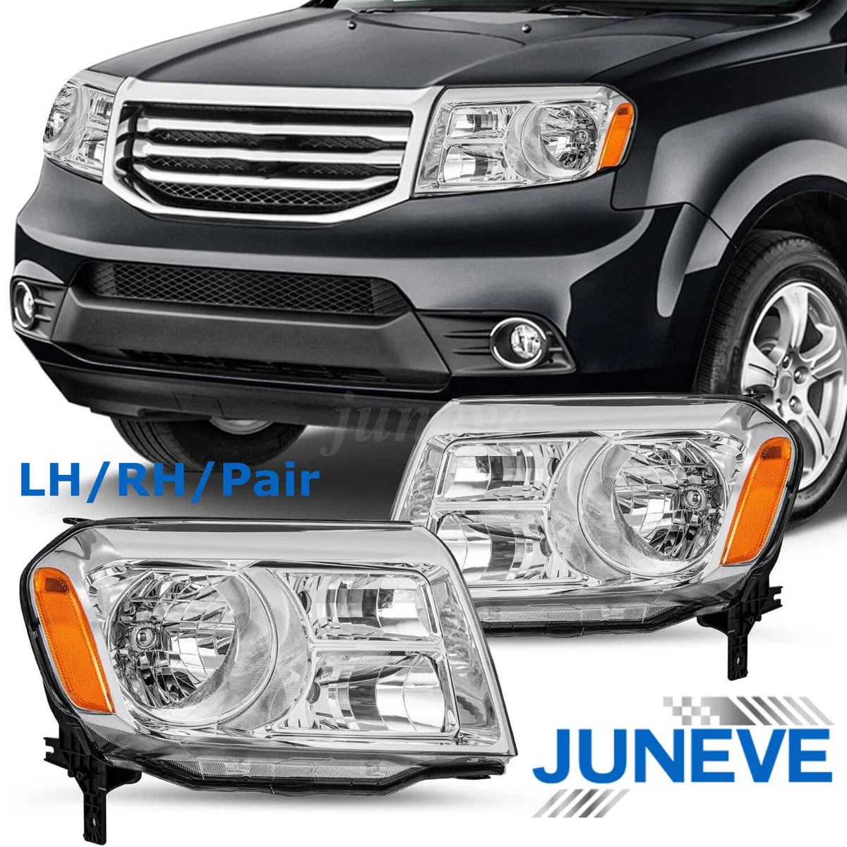 Faro Antiniebla Compatible Con Pilot 2012 2013 2014 2015 Conjunto Luces