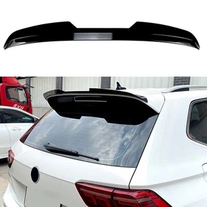 Gloss Black Rear Trunk Spoiler Lip For Volkswagen Tiguan R-Line 2017-2023 1pc - Picture 1 of 12
