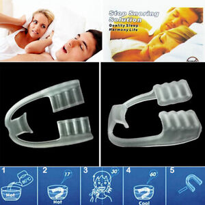 Silicone Mouthguard Prevent Teeth Bruxism Grinding Eliminating Tightening Tools;