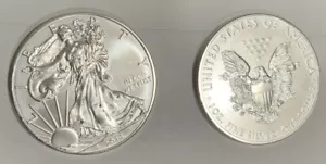 2013 American Silver Eagle 1 Troy Oz .999 Fine Silver VG Condition From tube. - Picture 1 of 3