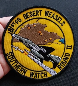 PATCH Operation Southern Watch Iraq desert weasels AIR FORCE NAVY MARINES ARMY - Picture 1 of 4
