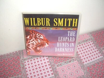 The Leopard Hunts In Darkness Wilbur Smith Audio Book Narrator Martin Jarvis New - Image 1 of 4