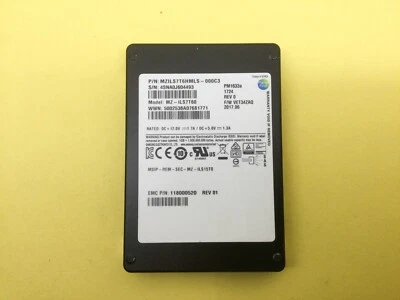 EMC Samsung PM1633a Series 7.68TB 12Gb/s SAS 2.5" SSD MZ-ILS7T60 Foto 1 de 4