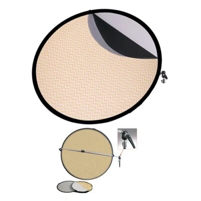 Interfit INT222 5 in1 Reflector 22" Bracket with Swivel Head "NEW" - Image 1 of 4