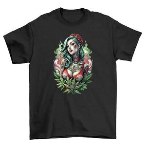Weed Hemp_77 t-shirt - Bloomin' Cheeky Chic! Funny t-shirt, Unisex Printed Desig - Picture 1 of 46