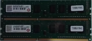 TRANSCEND 8GB (2 X 4GB) 1RX8 DDR3L 1600U 1.35V UDIMM DESKTOP RAM MEMORY - Picture 1 of 3