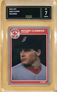 1985 FLEER #155 - ROGER CLEMENS - Rookie - GMA 7 - NEAR MINT - Picture 1 of 1