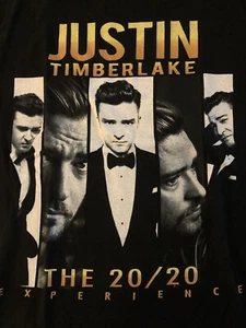 Justin Timberlake 20/20 Experience Concert Tour 2013-2014 Short Sleeve T Shirt - Picture 1 of 10