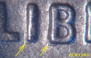 1943 "STEEL" Lincoln Cent - NEW DISCOVERY - Doubled I & B of LIBERTY - BU - Picture 1 of 7