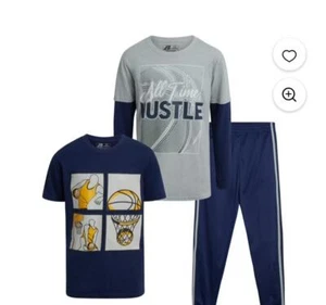 New Pro Athlete Boys' Jogger Set -3 Piece2 Shirts And Jogger Pants Size 10/12  - Picture 1 of 5