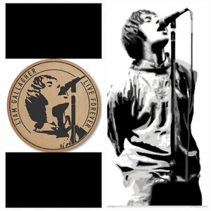 Oasis Liam Gallagher  Illuminated whisky barrel Sign. 600mm wide - Picture 1 of 7