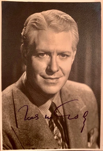 NELSON EDDY  1901- 1967 / FILM STAR & SINGER  GENUINE AUTOGRAPHED PHOTO CARD Cover