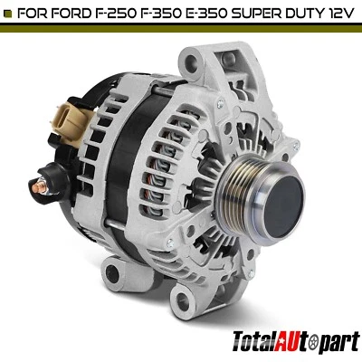 Alternador para Ford E-350 F-250 Super Duty 17-19 240A polea desacopladora de 6 ranuras Foto 1 de 4
