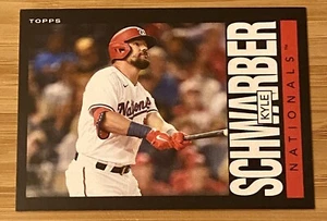 Kyle Schwarber, Washington Nationals, Record Breaker, Topps TBT #87 - Picture 1 of 2