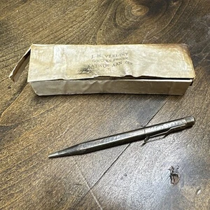 Antique Sterling Silver 4-3/8” Mechanical Pencil 12.2g J. H. Verlint NOT TESTED - Picture 1 of 21
