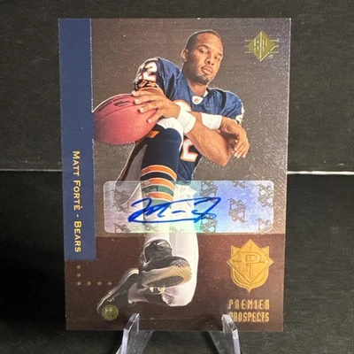 2008 UD SP MATT FORTE Premier Prospects AUTO Rookie RC #221 Chicago Bears - Image 1 of 4